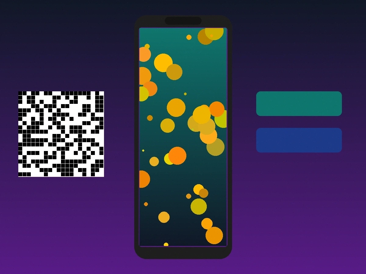 动漫里番客户端下载二维码与手机展示图